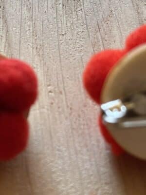 Bollenhut PIN´s 2,00 cm Rot