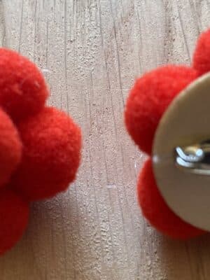 Bollenhut PIN´s 3,00 cm Rot